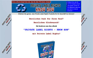 PLR - Know How - Crashkurs - Downloadseite